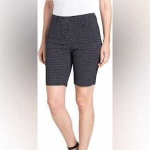 Time & True Polka Dot Bermuda Shorts Large L 12-14